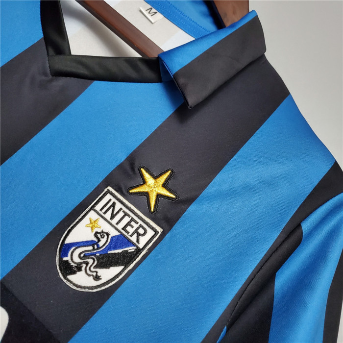 Retro Jersey 1988-1990 Inter Milan Home Soccer Jersey