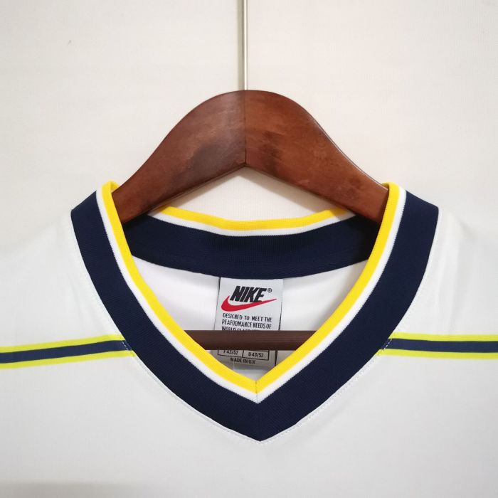 Retro Jersey 1999 Boca Juniors Away White Soccer Jersey Boca Vintage Football Shirt