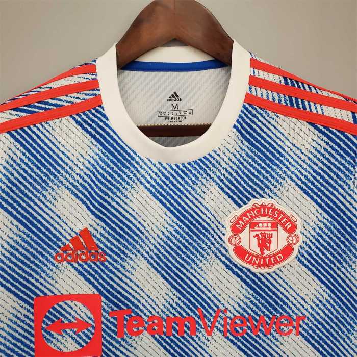 Retro Jersey Fans Version 2021-2022 Manchester United Away Soccer Jersey