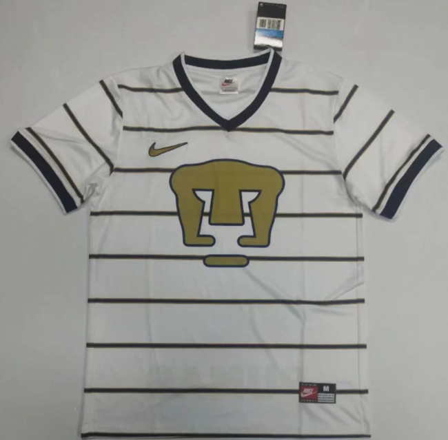 Retro Jersey 1997 Pumas White Soccer Jersey