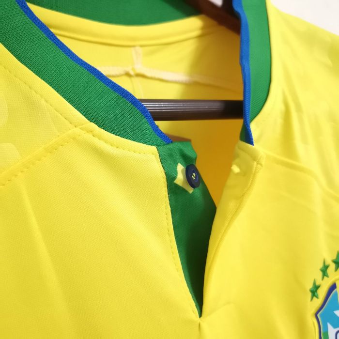 Fans Version 2022 World Cup Brazil Home Soccer Jersey
