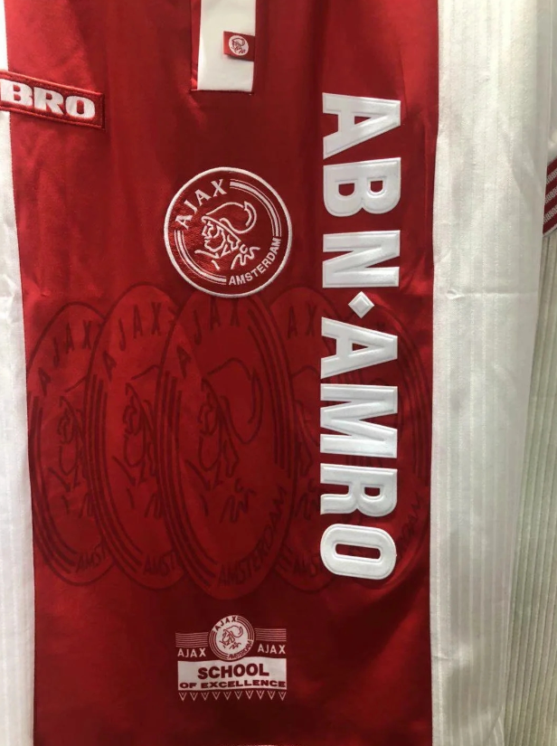 Retro Jersey 1997-1998 Ajax Home Soccer Jersey Vintage Football Shirt