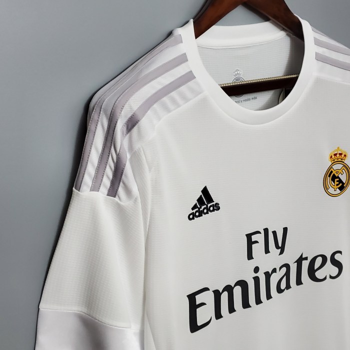 Retro Jersey 2015-2016 Real Madrid Home Soccer Jersey Vintage Real Camisetas de Futbol