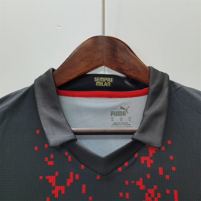 with Front Patch Retro Jersey 2022-2023 AC Milan 4th Away Soccer Jersey