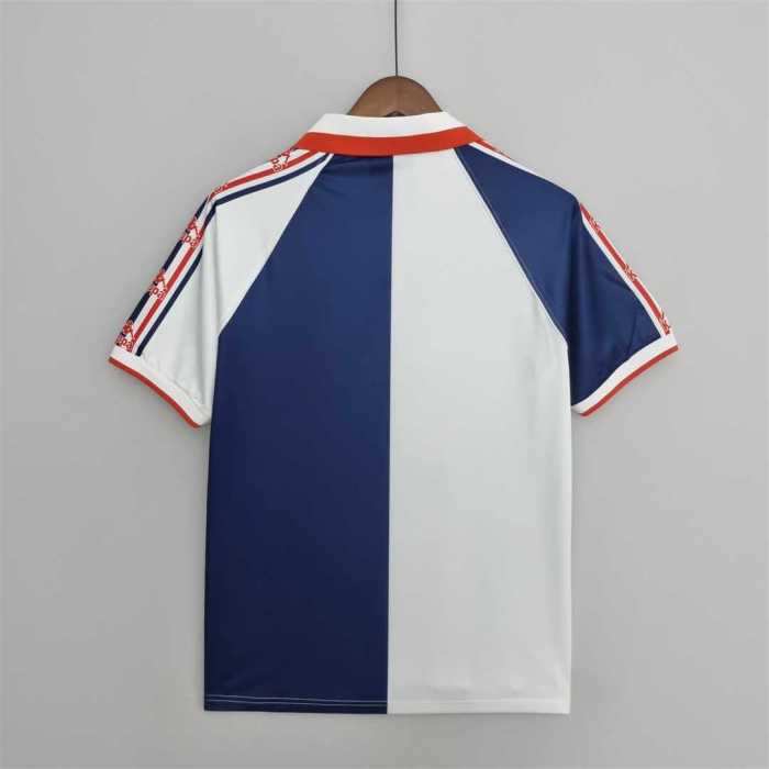 Retro Jersey 1997-1998 Athletic Bilbao Away Royal Blue/White Soccer Jersey
