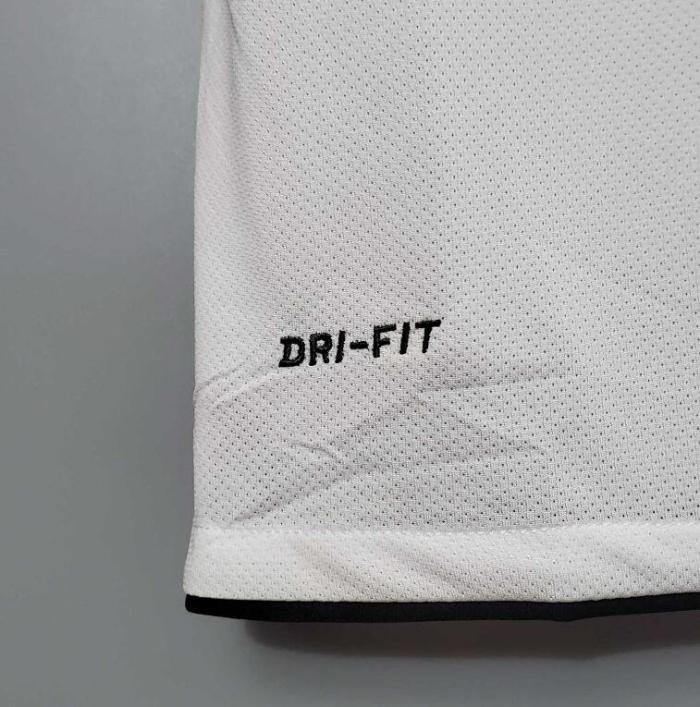 with Front Lettering Retro Jersey 2010-2011 Manchester United Champions League Away White Soccer Jersey