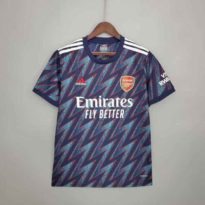 Retro Jersey 2021-2022 Arsenal Third Away Soccer Jersey Vintage Football Shirt