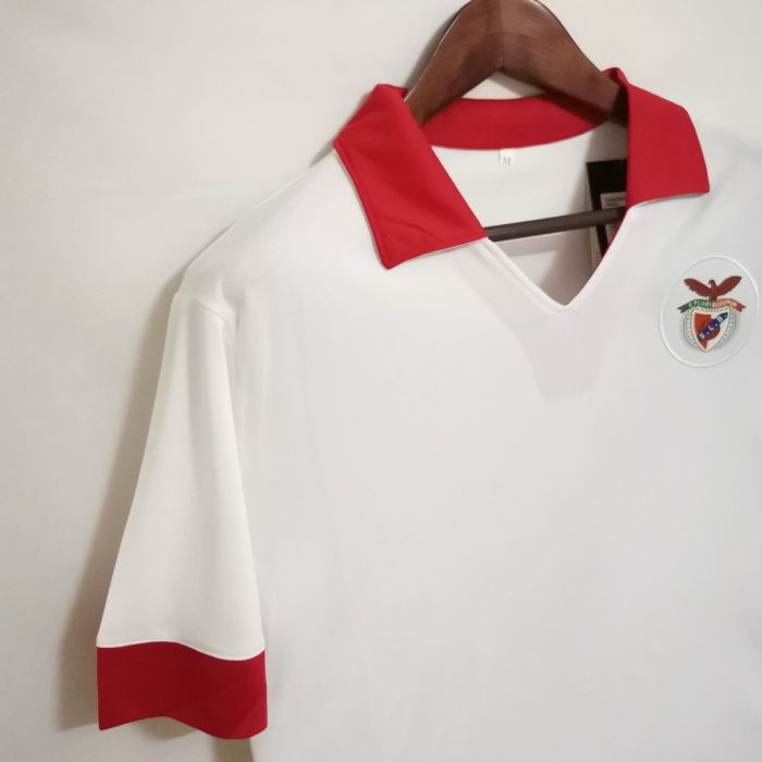 Retro Jersey 1961 Benfica Away White Soccer Jersey