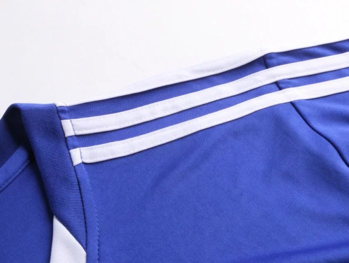 #809 Blue Soccer Training Uniform Blank Jersey and Shorts