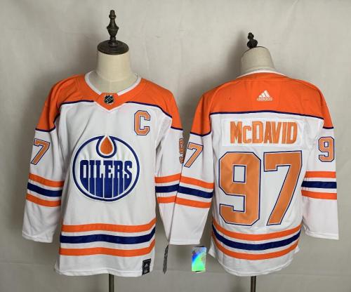 2020 Edmonton Oilers 97 DRAISAITL White NHL Jersey