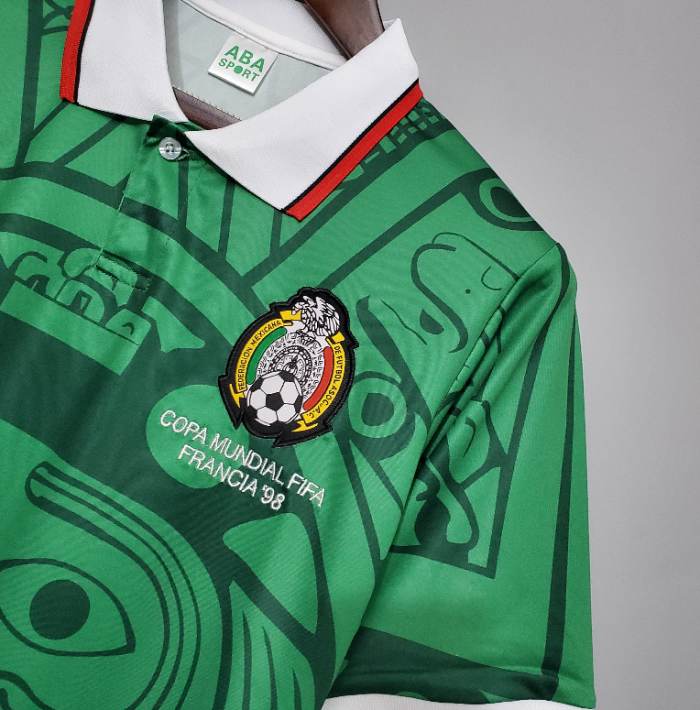 Retro Jersey 1998 Mexico Home Soccer Jersey Vintage Football Shirt