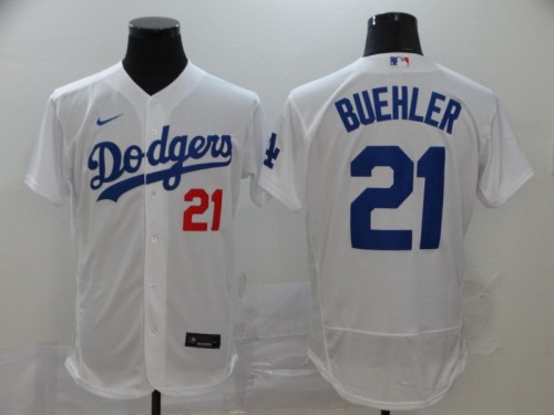 Los Angeles Dodgers 21 BUEHLER White 2020 Flexbase Jersey