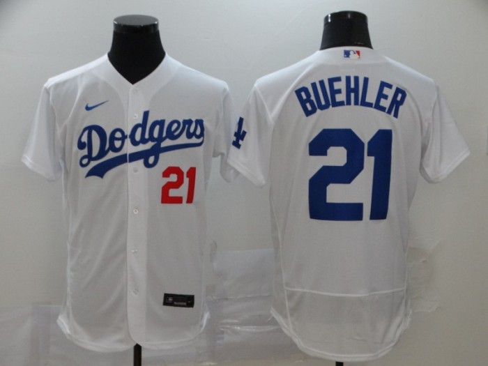 Los Angeles Dodgers 21 BUEHLER White 2020 Flexbase Jersey