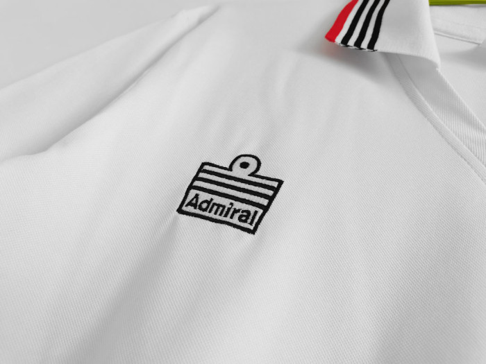 Retro Jersey 1975-1980 Manchester United Away White Soccer Jersey