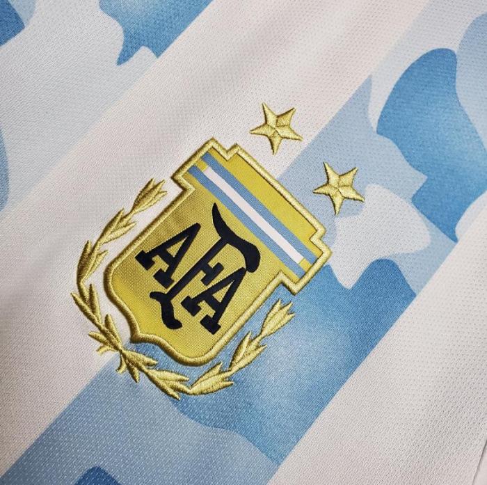 Retro Jersey 2020 Argentina Home Soccer Jersey Vintage Football Shirt