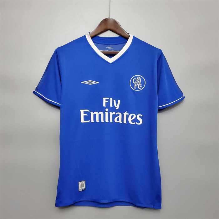 Retro Jersey 2003-2005 Chelsea KENNY 10 Home Soccer Jersey Vintage Football Shirt