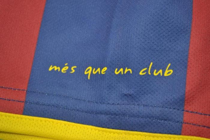 with LFP Patch Retro Jersey Barcelona 2010-2011 Home Soccer Jersey