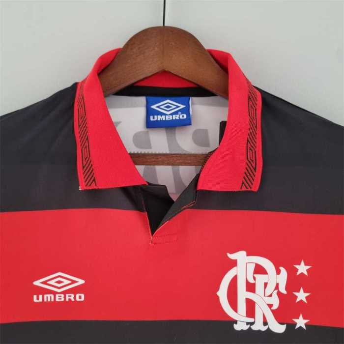 Retro Jersey 1992-1993 Flamengo Home Soccer Jersey Vintage Football Shirt