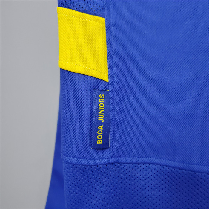 Retro Jersey Long Sleeve 2003-2004 Boca Juniors Home Soccer Jersey