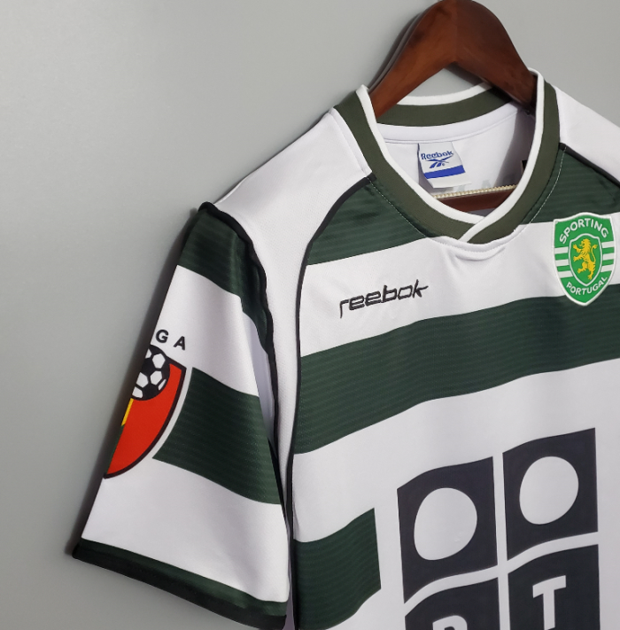 Retro Jersey 2001-2003 Sporting Lisbon Home Soccer Jersey