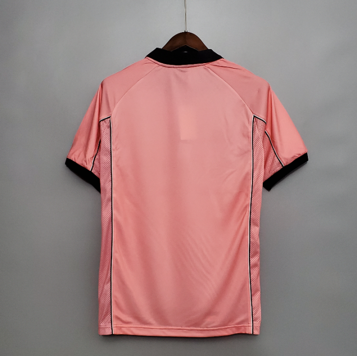 Retro Jersey 1997-1998 Juventus Away Pink Soccer Jersey Vintage Maillot de Foot
