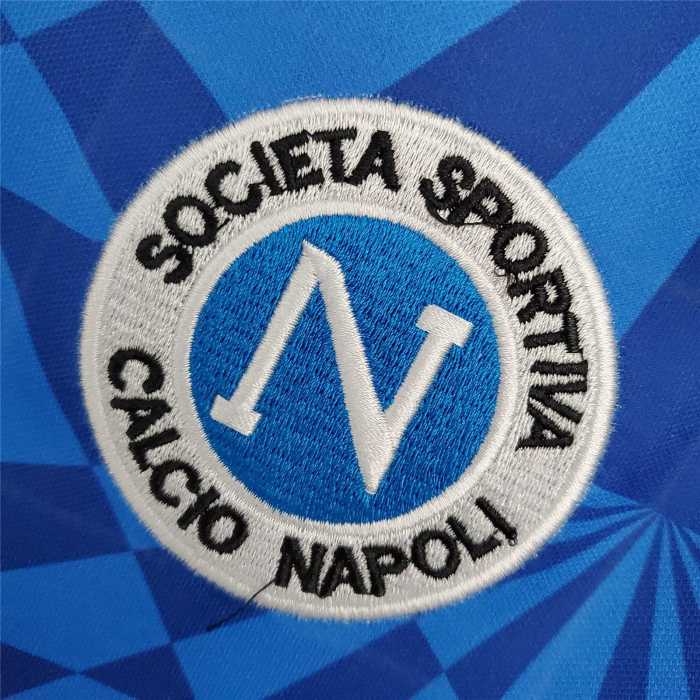 Retro Jersey 1991-1993 Napoli Home Blue Soccer Jersey
