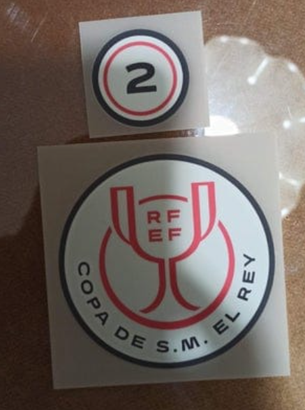 these Copa del rey patches for Real Betis Jersey