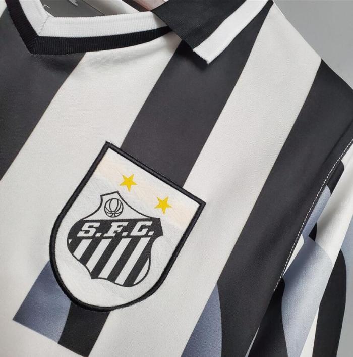 Retro Jersey 1998 Santos Away Soccer Jersey Vintage Football Shirt