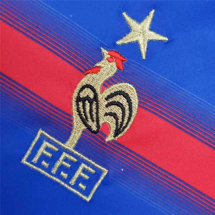 Retro Jersey 2004 France Home Blue Soccer J ersey Vintage Football Shirt