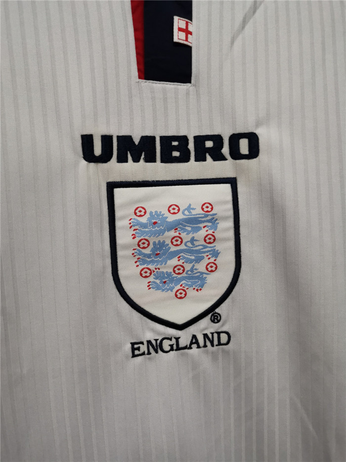 Retro Jersey England 1998 Home White Soccer Jersey Vintage Football Shirt