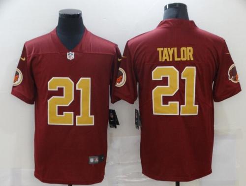 Washington Redskins 21 TAYLOR Red NFL Jersey