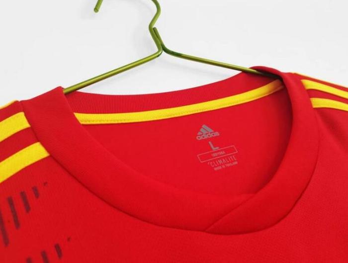 Retro Jersey 2018 World Cup Spain Home Soccer Jersey Camiseta de España Football Shirt