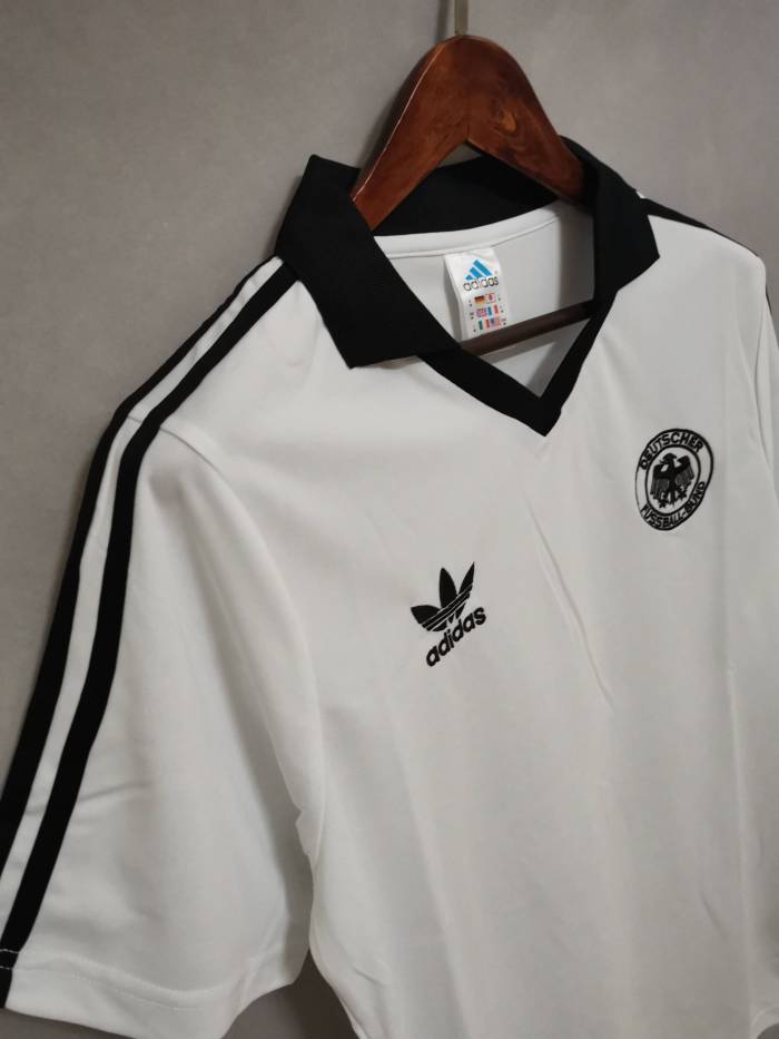 Retro Jersey 1980 Germany Home Soccer Jersey Vintage Football Shirt