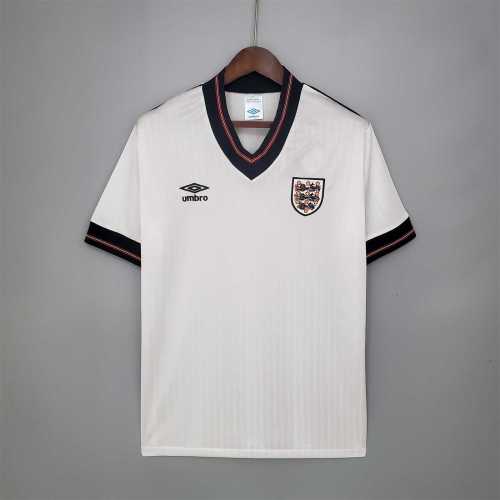 Retro Jersey 1984-1987 England Home Soccer Jersey Vintage Football Shirt