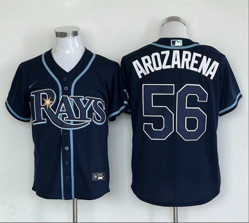 Tampa Bay Rays 56 AROZARENA Borland MLB Jersey Baseball Cool Jersey