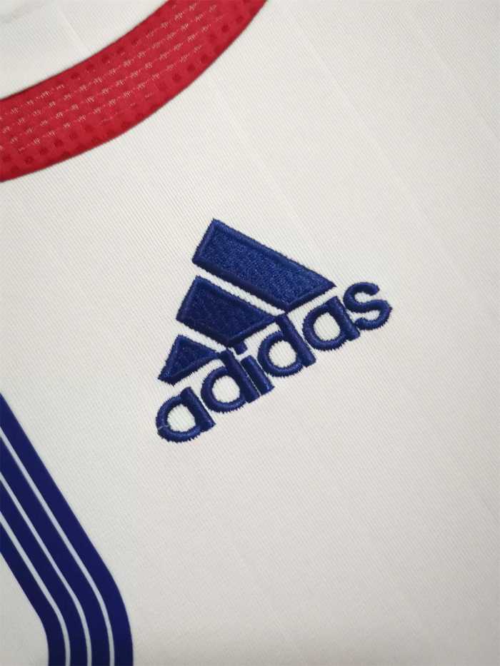 Retro Jersey 2006 France ZIDANE 10 Away White Vintage Soccer Jersey