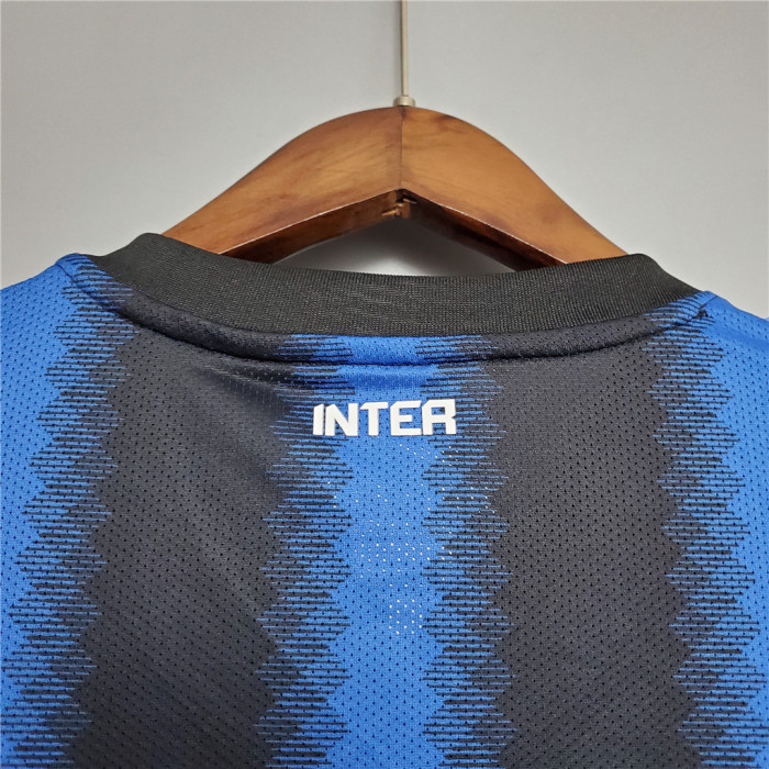 Retro Jersey Inter Milan 2010-2011  Home Long Sleeve Soccer Jersey