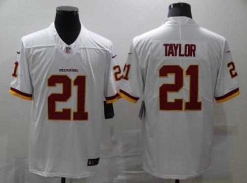 Washington Redskins 21 TAYLOR White NFL Jersey