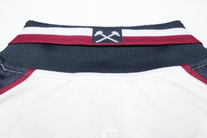 with Retro EPL Patch Retro Jersey 1999-2001 West Ham United White Soccer Jersey