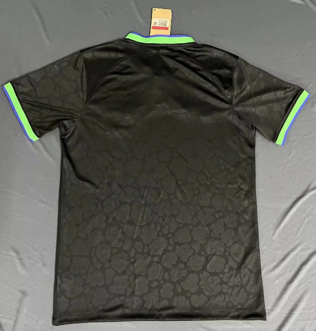 Fans Version 2022 Brazil Special Black/Green Soccer Jersey