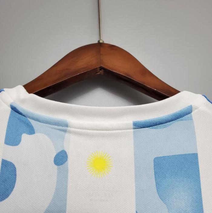 Retro Jersey 2020 Argentina Home Soccer Jersey Vintage Football Shirt