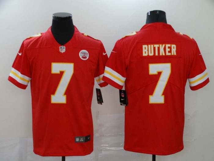 Kansas City Chiefs 7 BUTKER Red 2020 Super Bowl LIV Vapor Untouchable Limited Jersey