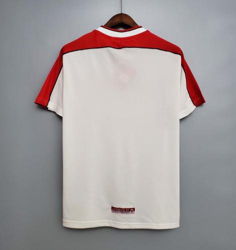 Retro Jersey 1998-1999 Liverpool Away White Soccer Jersey Vintage Football Shirt