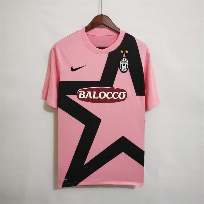 Retro Jersey 2011-2012 Juventus Away Pink Soccer Jersey Vintage Football Shirt