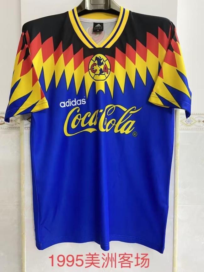 Retro Jersey 1995 Club America Aguilas Away Soccer Jersey