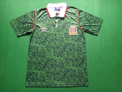 Retro Jersey 1994 Mexico Home Soccer Jersey Vintage Football Shirt