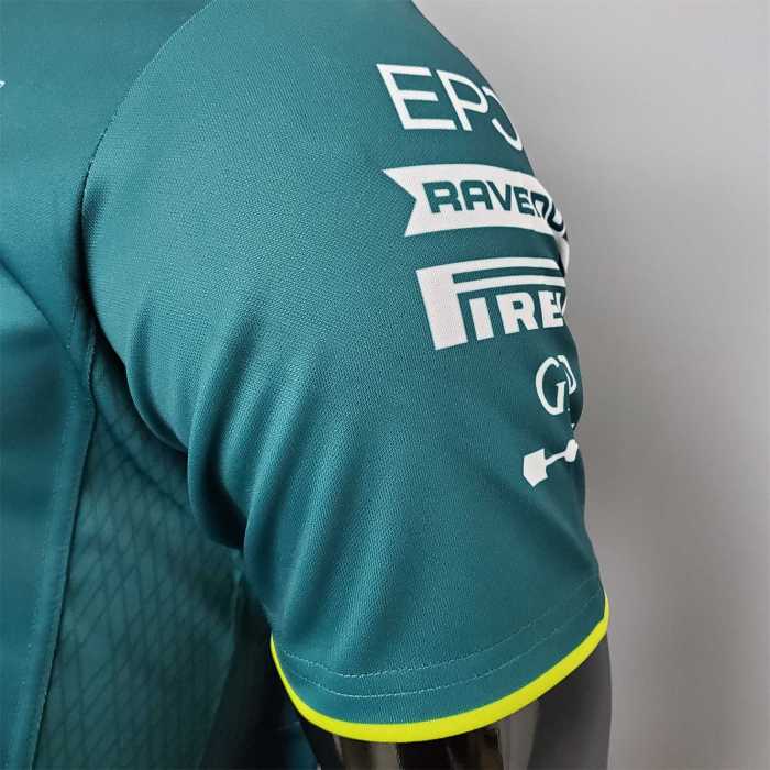 FI Formula One stadium service Aston Martin polo Racing Jersey