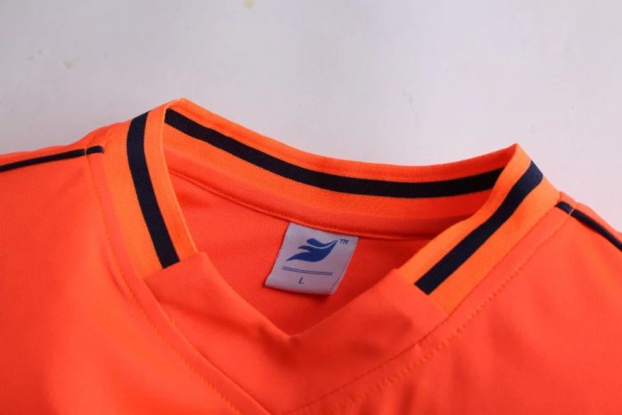 #302 Orange Soccer Training Uniform Blank Jersey and Shorts