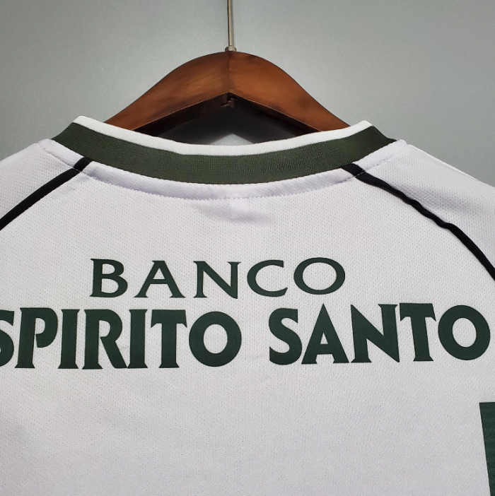 Retro Jersey 2001-2003 Sporting Lisbon Home Soccer Jersey