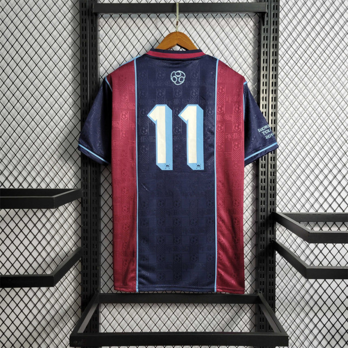 Retro Jersey 2011 West Ham 11 Iron Maiden Home Soccer Jersey